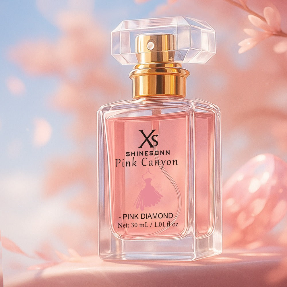 Perfume for Women Pink Canyon 1oz Eau de Parfum Floral Fruity Fragrance Pomegranate Peony Amber Long Lasting Travel Size Date Night Gift for Her