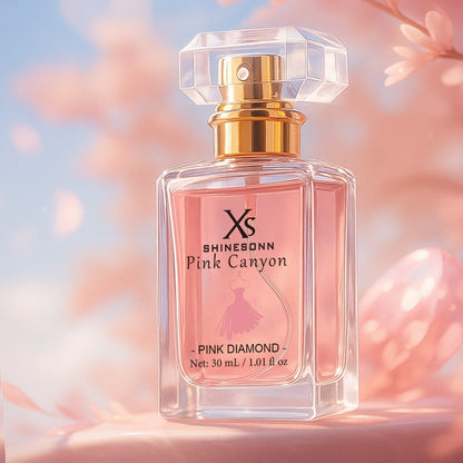 Perfume for Women Pink Canyon 1oz Eau de Parfum Floral Fruity Fragrance Pomegranate Peony Amber Long Lasting Travel Size Date Night Gift for Her
