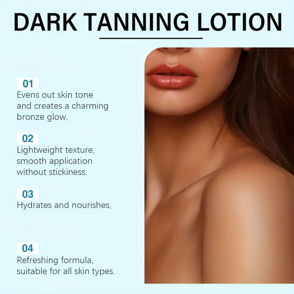Self Tanning Cream 200ml Streak-Free Natural Glow with Glycerin & Coconut Moisturizing Fake Tan Lotion for All Skin Types Dry Skin Beach Outdoor Year-Round Tan Low-Allergy
