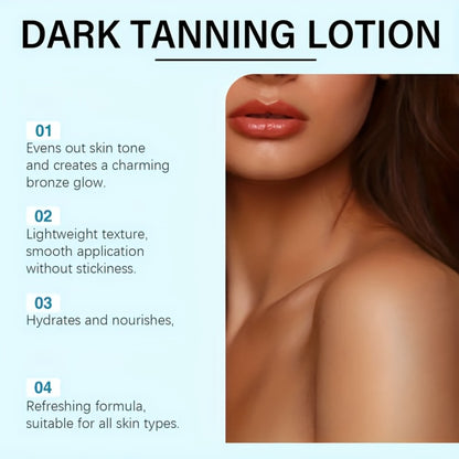 Self Tanning Cream 200ml Streak-Free Natural Glow with Glycerin & Coconut Moisturizing Fake Tan Lotion for All Skin Types Dry Skin Beach Outdoor Year-Round Tan Low-Allergy