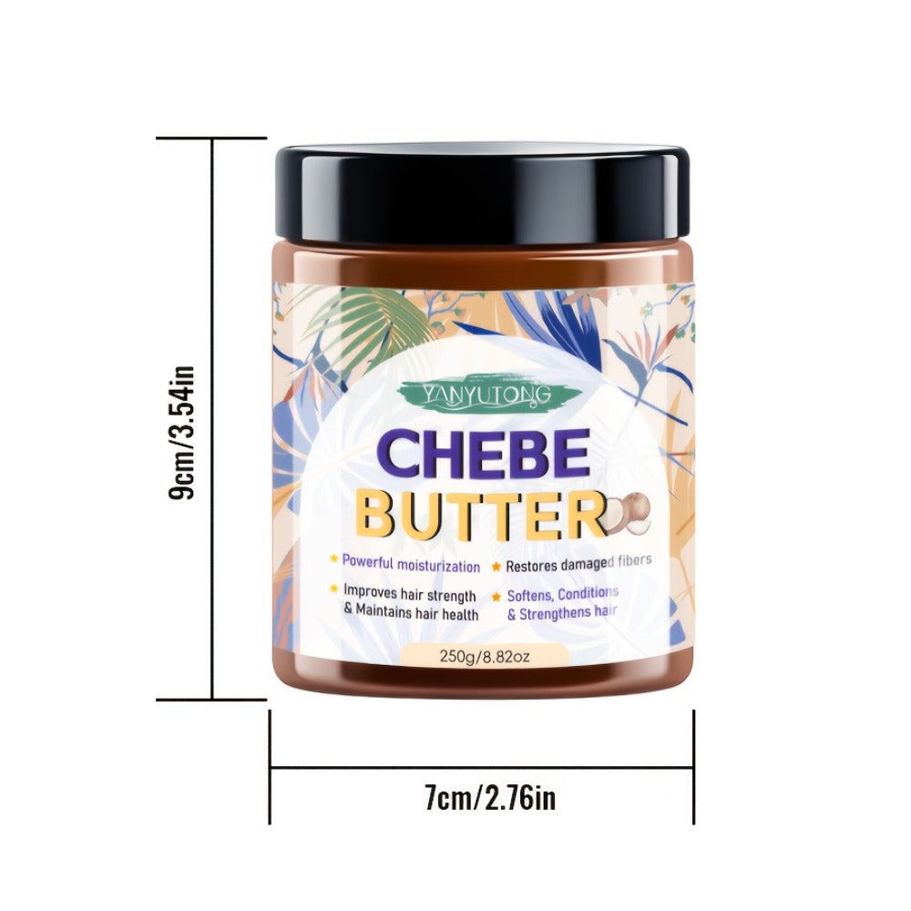Chebe Hair Butter Masque with African Shea, Castor & Batana Oils – Deep Conditioning Treatment for Curly Hair | Gentle, Non-Irritating | 250g
