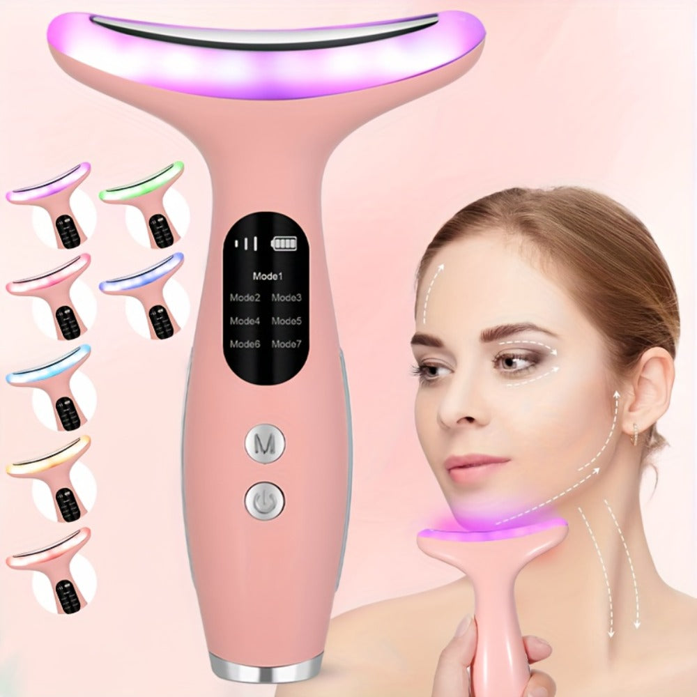 Rechargeable Vibrating Massager, Suitable for Face and Neck - USB Charging, Lithium Battery, Adjustable Strength Skincare Tool, Ideal Gift for Women, Neck Massage Device, Modern Beauty Equipment, Durable Skincare Device, Vibrating Face Massager, Eye Massa