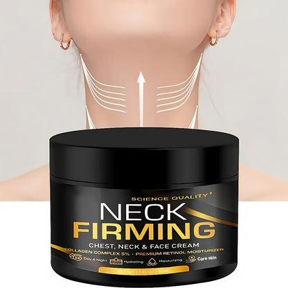 Retinol Neck Firming Cream with Collagen & Hyaluronic Acid - Day Night Lifting Moisturizer for Face Chest & Neck Anti-Aging Hydrating Gel Cream 50ml