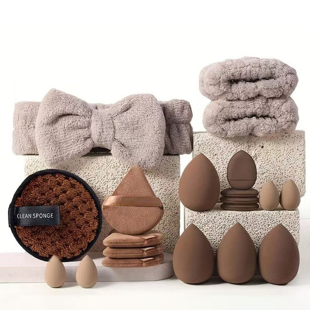 40/56pcs Complete Makeup Brush & Beauty Tool Combo - Soft Synthetic Fiber Brushes Suitable for /Normal Skin, Wood Handle, Foundation/Blush/Contouring/Eye/Powder Application - Ideal for Beginners & Pros (Affordable)