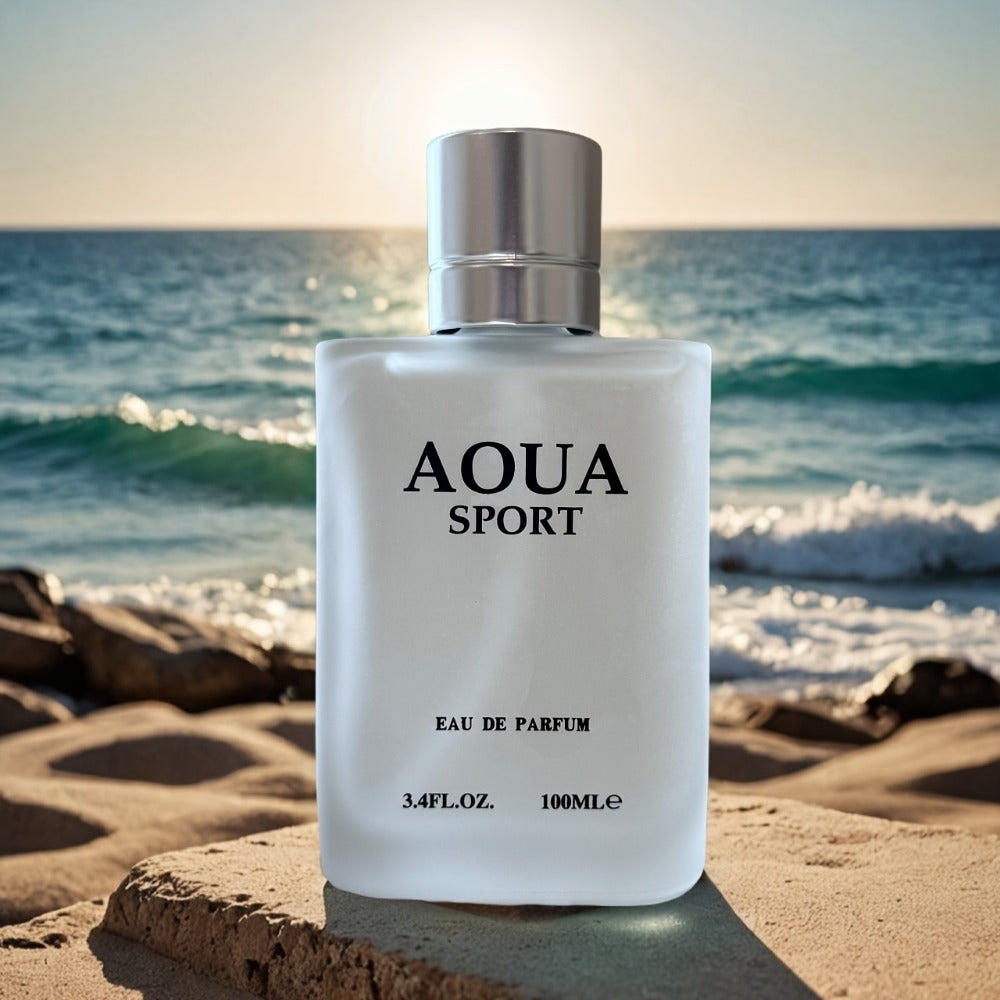 Valentine's Day's Gift, Gift for Loved one Mens EDP 3.4oz AOUA, Top Notes Jasmine/Lime/Neroli
