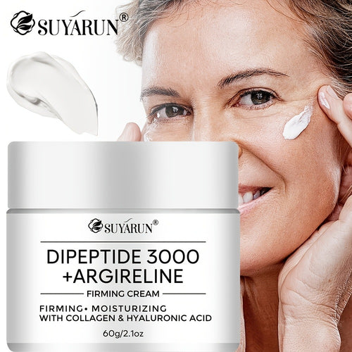 Peptide Face Cream Dipeptide 3000 Niacinamide Retinol Collagen Centella Asiatica Firming Oil Control Anti Wrinkle Gentle for Dry Skin 60g