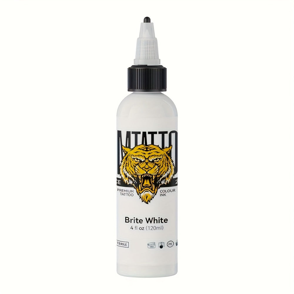 4.06oz/1pc DM Advanced Solid Color Tattoo Ink Extremely Black Triple Black Pure White Tattoo Outline Mist Ink