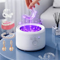 Denture Cleaning Machine One-Touch Operation Automatic Cleaning Device 3 Speeds Timing for Cleaning Jewelry Glasses