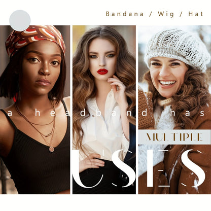 Velvet Wig Caps 3 Pack for Women Adjustable Non-Slip Breathable Comfortable Wig Cap for Lace Front Wigs Wig Stands Mannequin Beige Black Brown