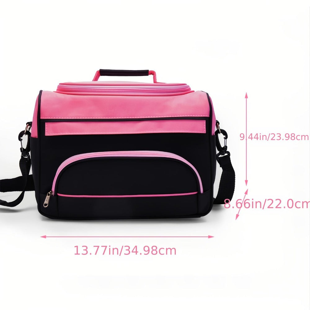 Cosmetics Beauty Hairdressing Styling Bag Multi-functional Hair Makeup Salon Hairdresser Toiletry Organizer Tool Case With Strap