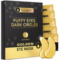 24 Golden Under Eye Patches, Eye Mask, Collagen Skin Care Products, Eye Patches for Puffy Eyes, Suitable for Wedding Party Gift
