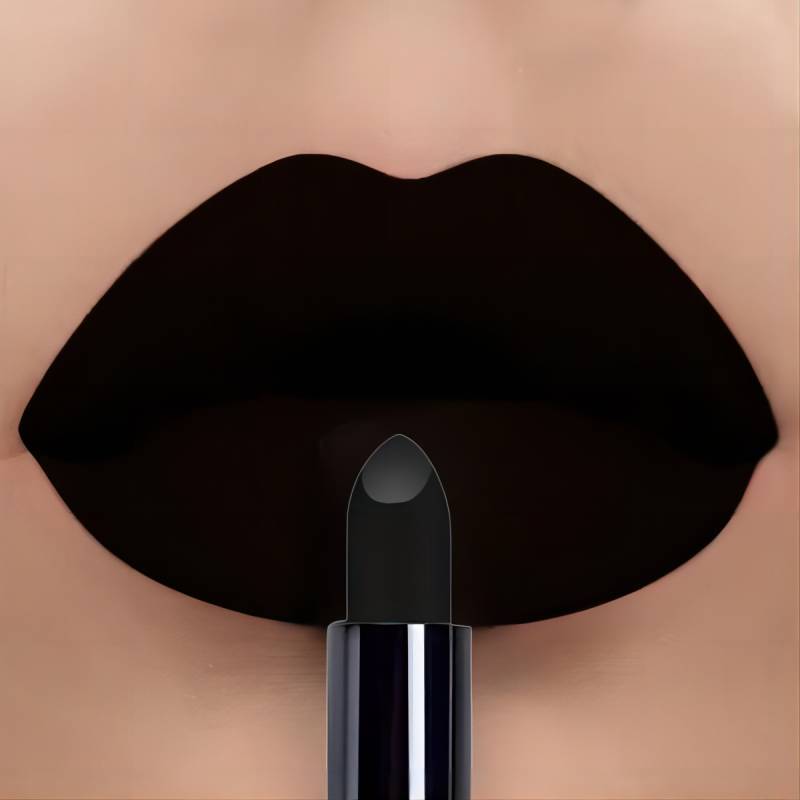 3pcs of Halloween Black Lipstick, Waterproof and Long-lasting Matte Lipstick, Cosmetic Lip Gloss, Gothic Style Lipstick, Valentine's Day Gift