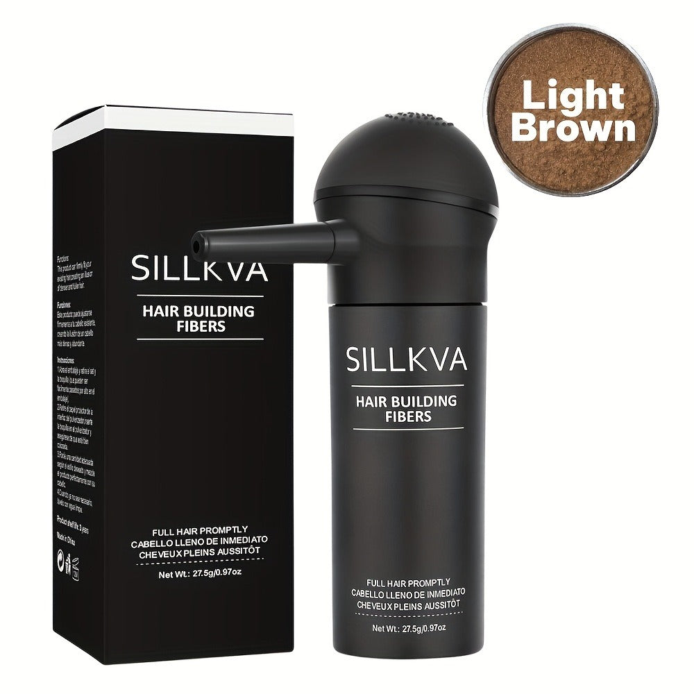 SILLKVA Hair Fiber Spray Applicator Kit - Precision Application For Instant Fullness, Natural Looking Coverage, 0.97oz