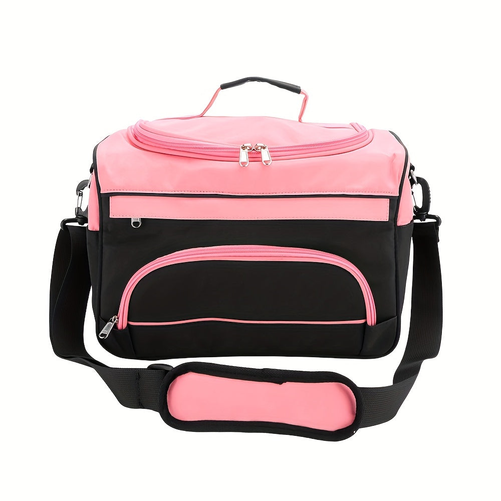 Cosmetics Beauty Hairdressing Styling Bag Multi-functional Hair Makeup Salon Hairdresser Toiletry Organizer Tool Case With Strap