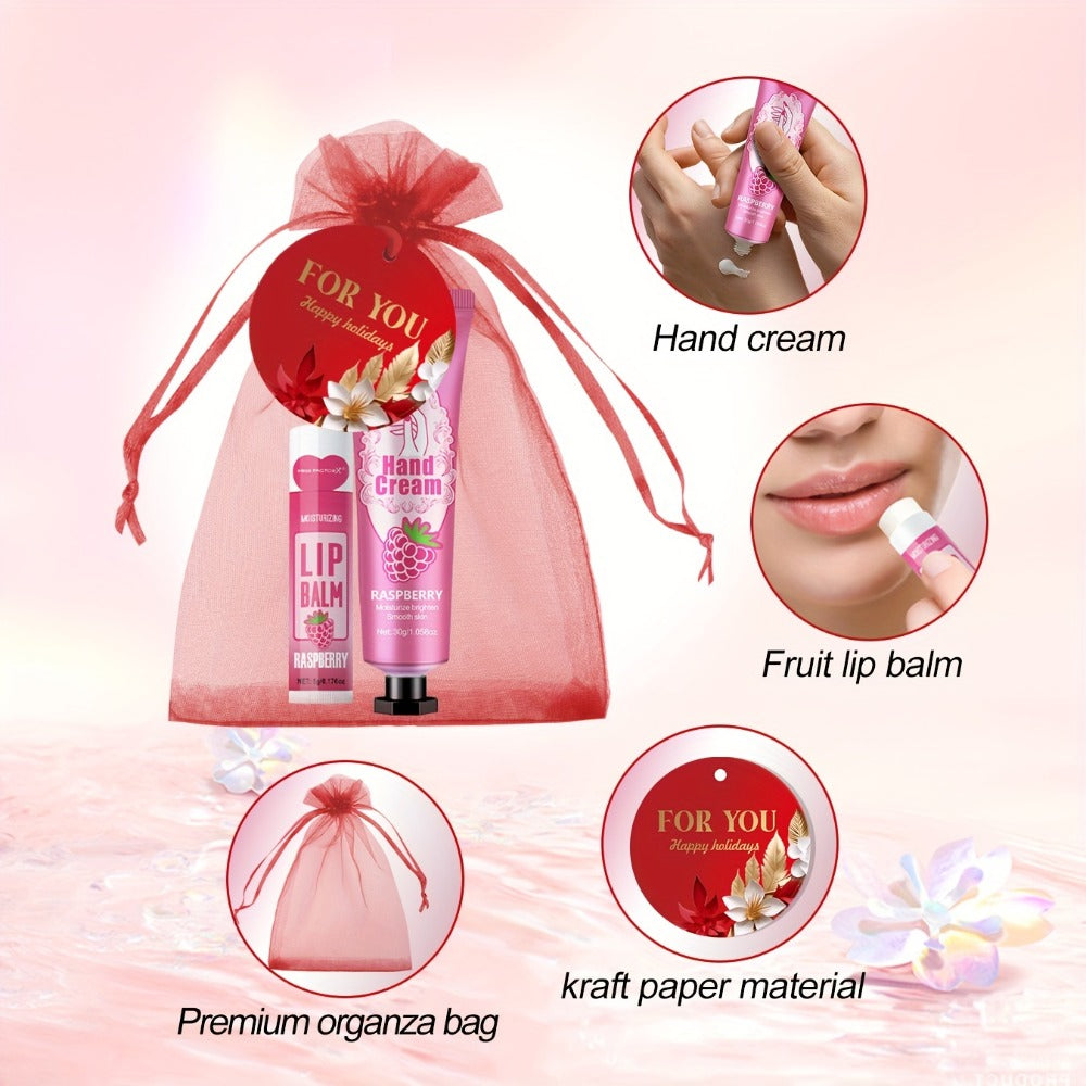 96pcs/box, Batch Gift Set Includes Hand Cream, Lipstick, Red Bag And Wedding Card. A Female Companion Gift Assembly For Christmas Holiday Gift Distribution, Thanksgiving Gift, Thank-you Gifts For Colleagues And Friends, And Gifts For .