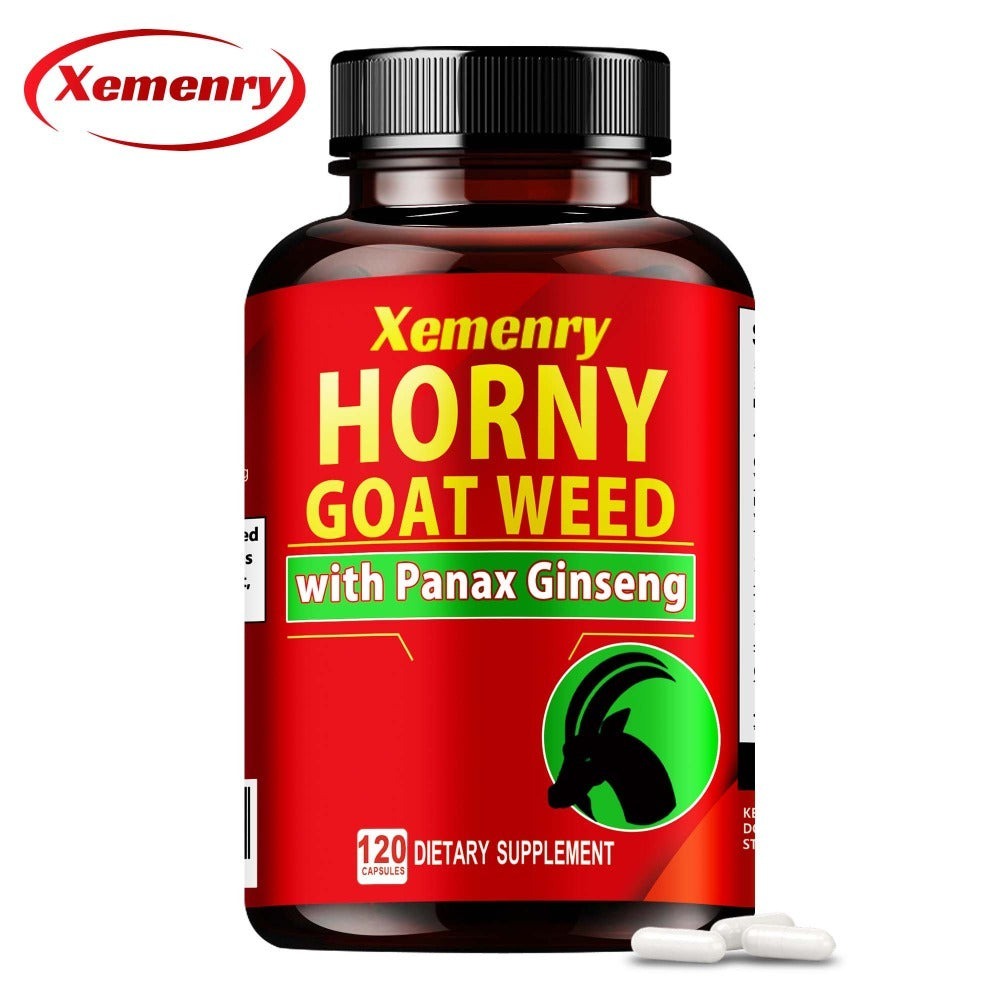 Horny Goat Weed - Replenish Energies, Premium Blended Formula - 120pcs