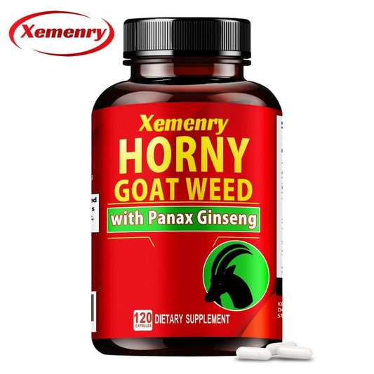 Horny Goat Weed - Replenish Energies, Premium Blended Formula - 120pcs