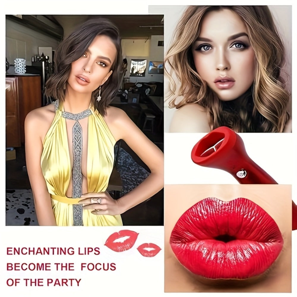 USB Charging Silicone Lip Beauty Tool - Electric Beauty Tool for Lip Beauty, Charming Lips | Fragrance-free