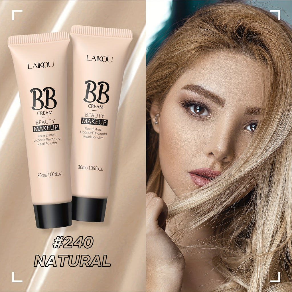 Buy 1 Take 1 - LAIKOU Long Wearing BB Cream 30ml/1.06fl.oz., Waterproof Hide Pores Concealer Make Up, Makeup Foundation, Cover Blemishes Make Up Cream
