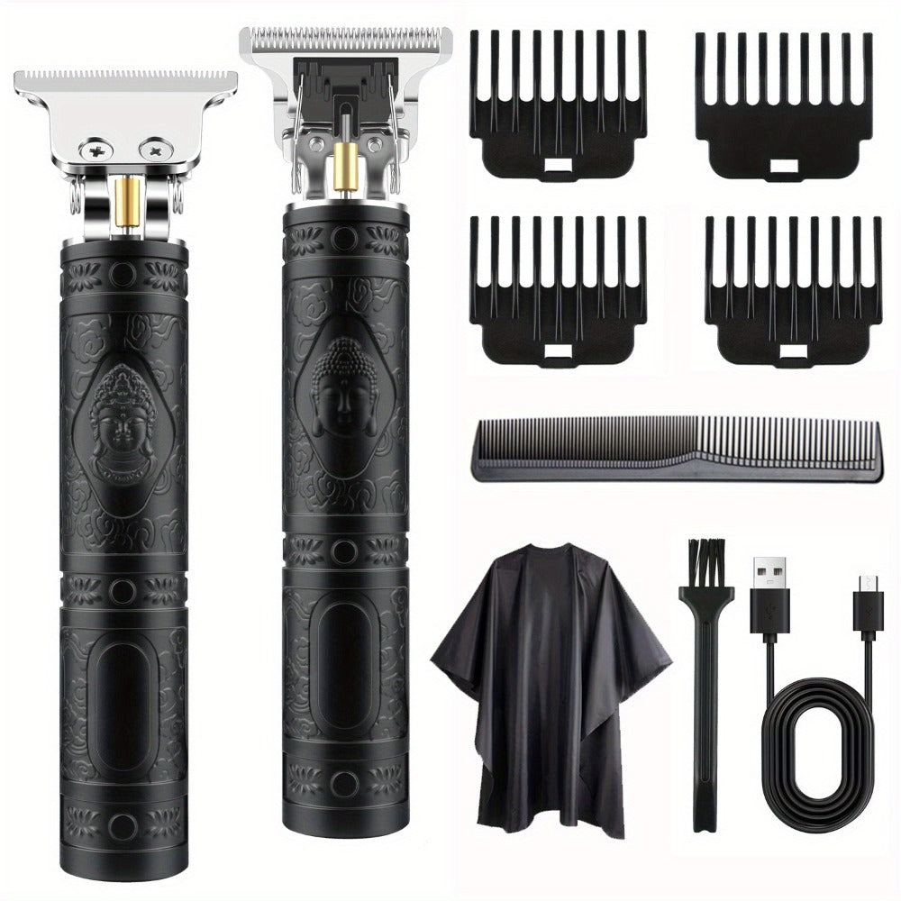 Men'S Professional Cordless Electric Hair Clipper And Beard Trimmer Haircut Kit with USB Charging, Practical And Portable Design, for Father'S Day Valentine'S Day Men'S Gifts