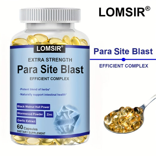 [Premium Intestine Health] Premium Intestine Health with Black Walnut, Wormwood Powder & More - Colon Health - 60 Softgels