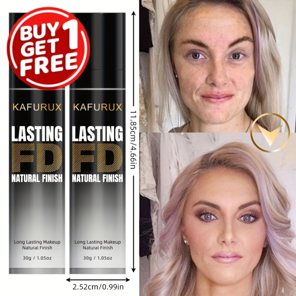 Liquid Foundation 2pcs Full Coverage Concealer Makeup for Women Light Texture Buildable Formula Evens Skin Tone All Skin Types Face Foundation Set