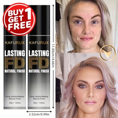 Liquid Foundation 2pcs Full Coverage Concealer Makeup for Women Light Texture Buildable Formula Evens Skin Tone All Skin Types Face Foundation Set