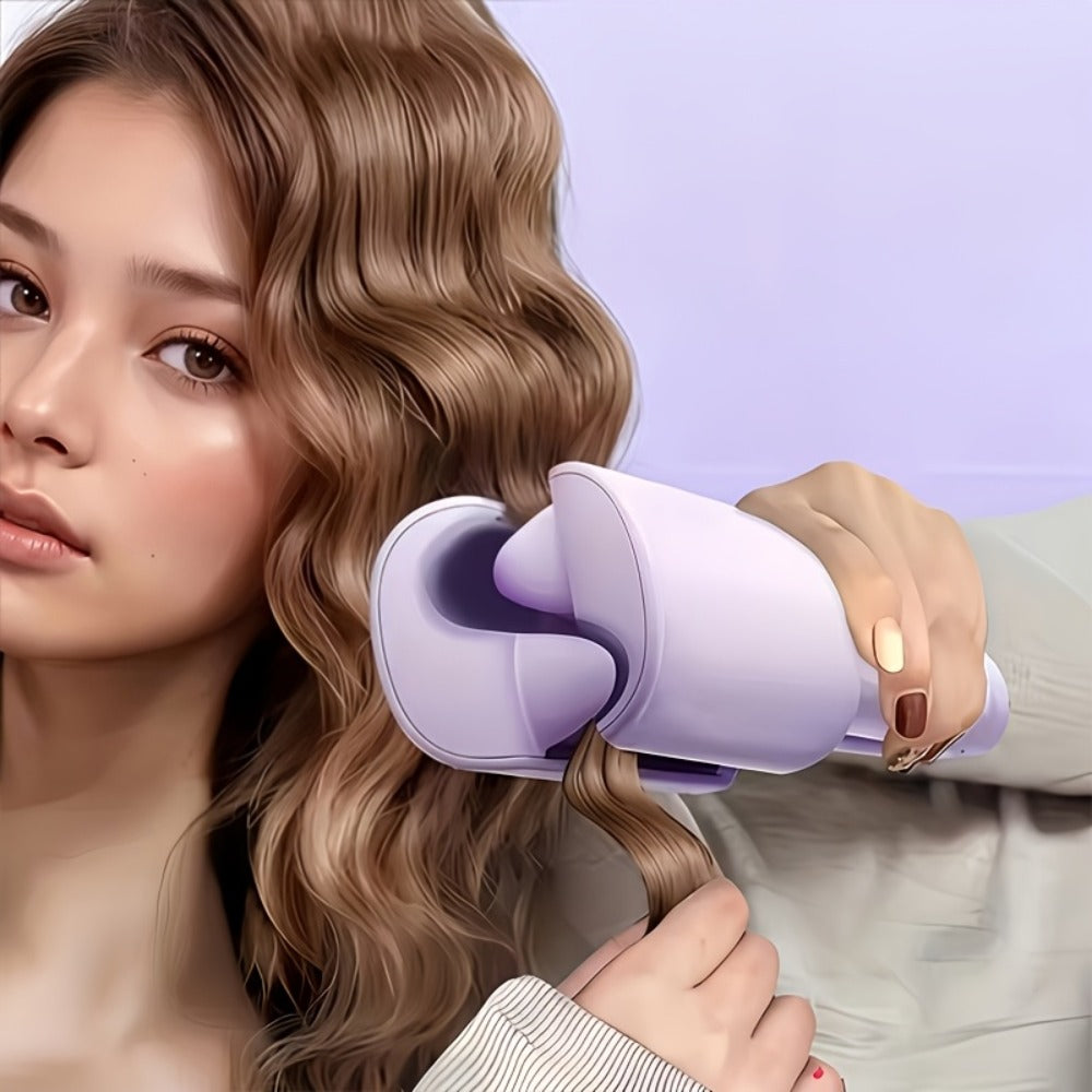 32mm Women's Curling Iron, 30-second Rapid with Adjustable Temperature Settings, Creates Long-lasting Deep U-shaped and M-shaped Curls, Delivers Salon-level Smooth Results, a Gift for Her, Mother's Day Gift