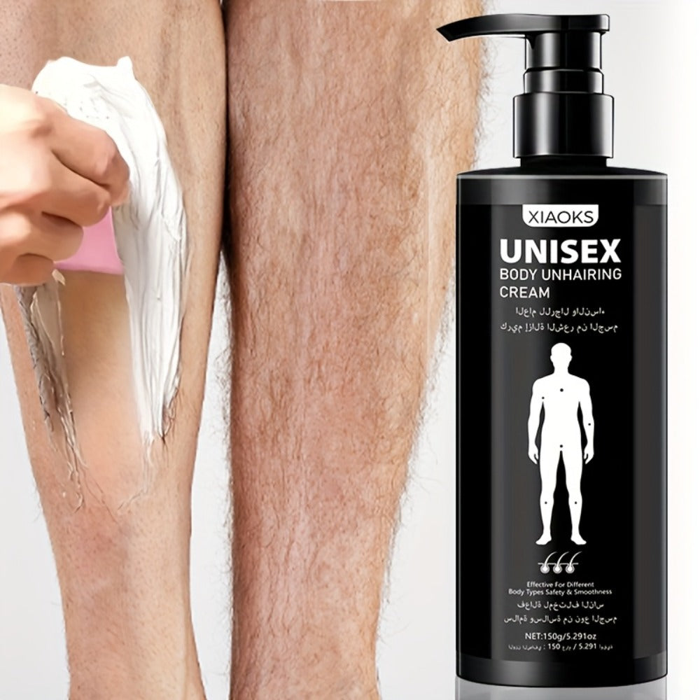 150G Men'S Body, 5 Min for Sensitive Skin, Gentle Formula, Best Hair Removal for Private Parts Hair Removal Gel for Body, Chest & Back, Safe for Sensitive Skin, Unisex