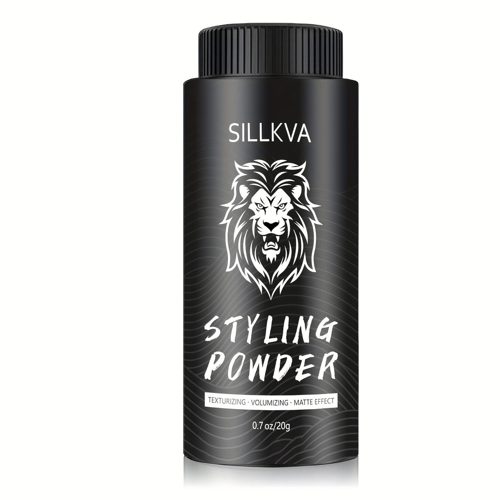 SILLKVA Volumizing Powder - Lightweight & Oil-Control, Long-Lasting Volume, Natural Flexible Hold, -Free Non-Buildup Formula, Matte Finish, Unisex 0.71oz, Texture Powder