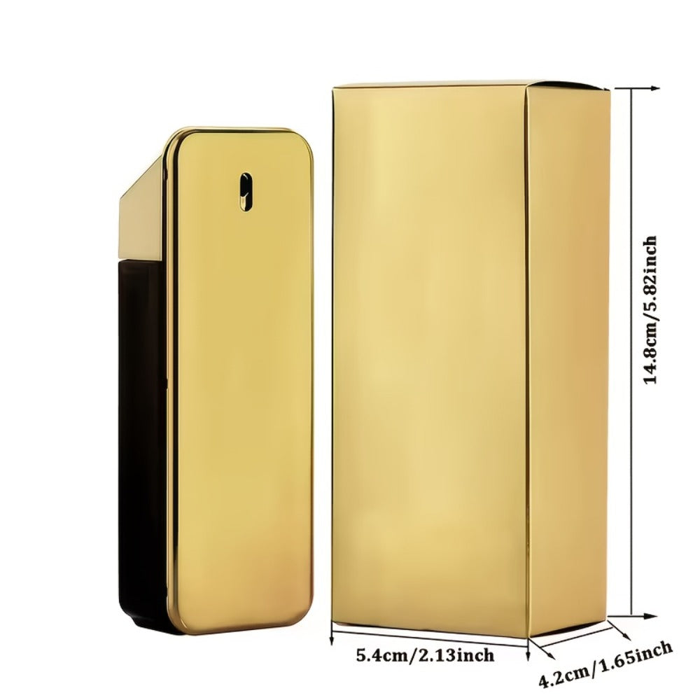 100, 000, 000 Golden Men'S Cologne Has A Long-lasting Fragrance And Is Suitable For Daily Casual Occasions. With A Woody Floral Note, It Is An Ideal Gift Choice For Birthdays And Christmas. -3.4 Ounces