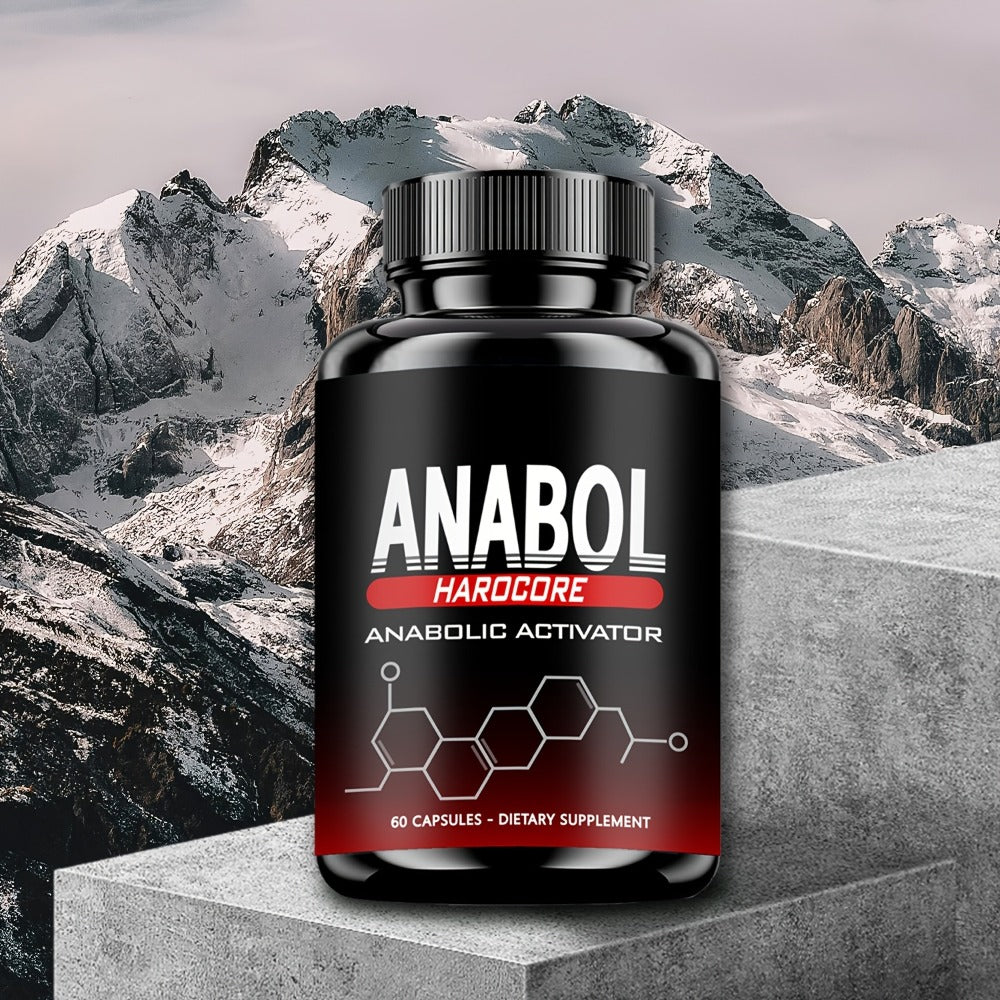 5 Packs ANABOL Capsules, Dietary Supplement for Men - Advanced, Strength, And Wellness Formula, 60 Capsules, 2-Year Shelf Life