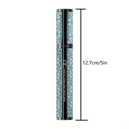 Mascara 4D Fiber Volumizing Lengthening Waterproof 3-Pack, Thick Curling Long-Lasting Black Mascara for Dramatic Lash Depth and Charm