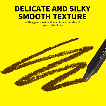 Hair Dye Pen for Men – Root Cover Up Stick, Beard & Gray Hair Color Pen, Long-Lasting High Coverage, Perfect Hairline Touch-Up, All Hair Types – Black & Dark Brown