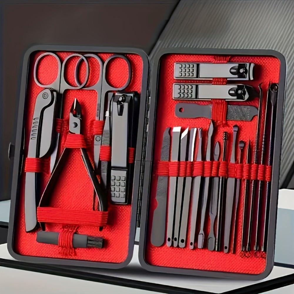 24/23-piece Professional Nail Clipper Set - Sharp blades, precise cutting, durable structure, suitable for trimming fingernails and toenails - Suitable for both men and women, you can get salon-quality nails at home, a comprehensive foot care Essential to
