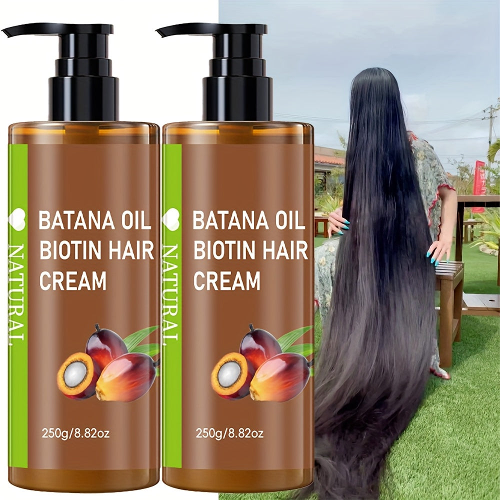Honduran Batana Oil, Unrefined And Softening Hair Oil, Enhances Shine for Dry And Damaged Hair, Encourages Healthier Hair, Appropriate for All Hair Types - 8.82 Oz, Nourishes The Scalp, Provides a Smoothing Effect, Contains Nourishing Ingredients