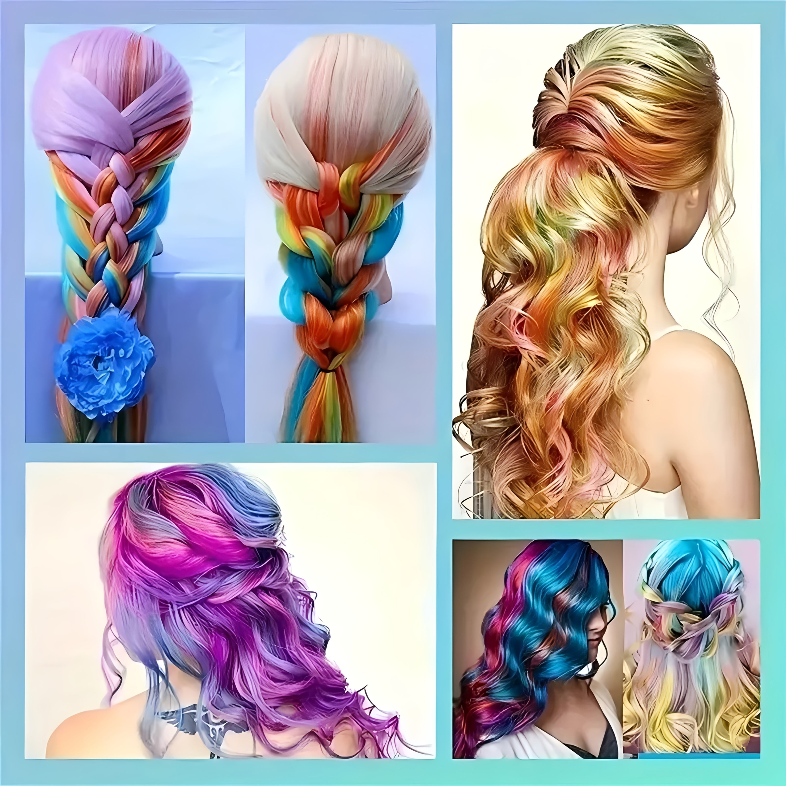 10color Hair Chalk Comb+1comb, Y2K Hair Chalk Comb, Temporary Washable Hair Color Dye for Birthday Halloween Christmas Stocking Stuffers, 11pcs Hair Chalk Comb