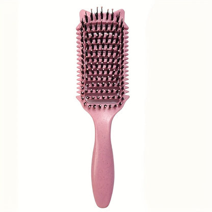 Detangling Brush for Curly Hair 1/2 Pcs – Flexible Bristles Reduce Breakage & Frizz, Gentle Scalp Massage, Wet & Dry Use, Wavy Coily Hair Care Tool