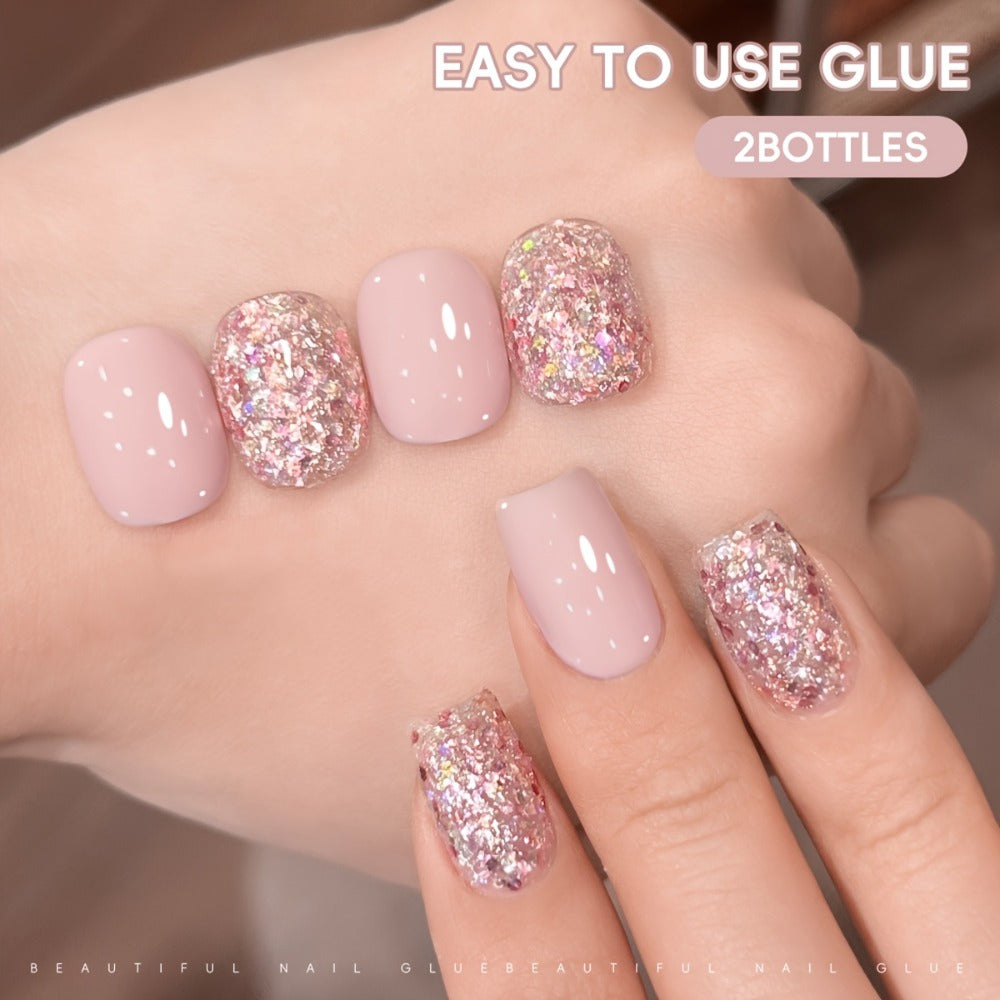 2025 Glitter Nail Trend: Holographic Nail Art with Sequin Colors, 0.51oz Magnetic Nail Gel Set for Salons, Women'S Fashion Nail Art Tools