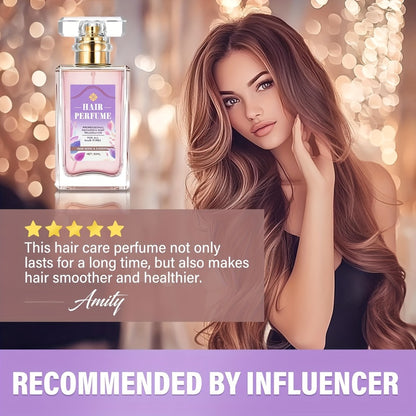 Hair Perfume Spray for Women — Alcohol-Free Pheromone Scent with Squalane, Nourishing & Hydrating Hair Shine Oil, Long-Lasting Floral Sweet Fragrance 50ml