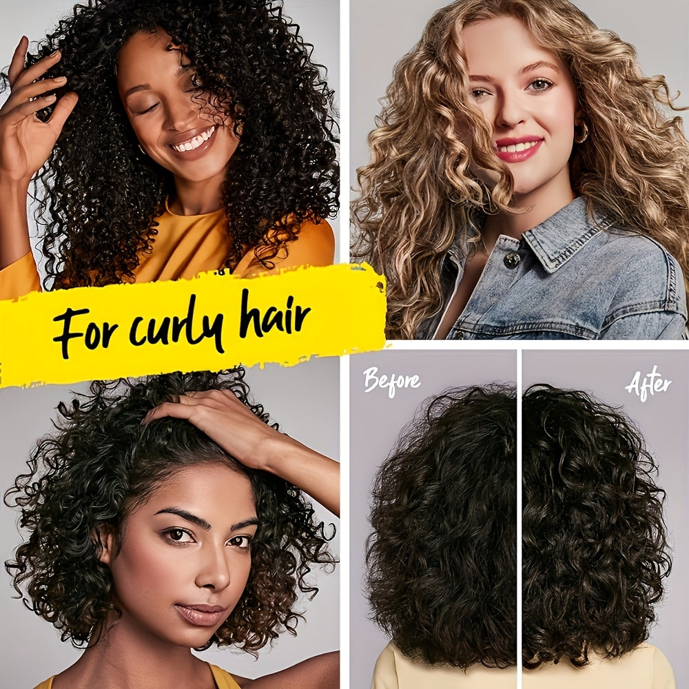 This Styling Cream for American Curly Hair Features Moroccan Argan Oil, Suitable for Black Perms And Latin Curls. It Comes in a 9.47oz Stick And Helps Achieve a Naturally Voluminous And Long-Lasting Style While Moisturizing And Hydrating Wavy And Cur
