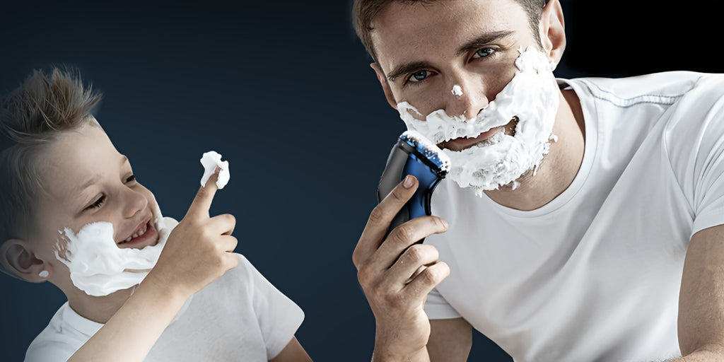Rechargeable Electric Shaver And Trimmer for Men - Travel Razor for Close Shaving with Pop-up Trimmer, 1-Hour Fast Charge, & Easy Clean - Ideal Gift for Father/Husband/Boyfriend