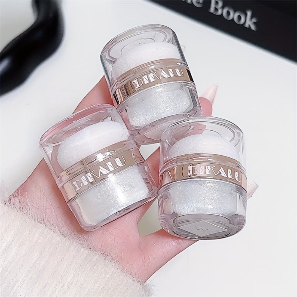 Highlight Powder Set 3pcs - Glitter Fairy Body Shimmer Powder, Radiant Sparkle Highlighter for Face & Body, Buildable Medium Coverage, Bridal Wedding Festival Makeup