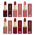 6pcs creamy lipsticks with a smooth and easy-to-apply texture, in berry shades, suitable for all light beige Light Beige tones, enriched with moisturizing ingredients, easy to color, a must-have for Halloween and Christmas.