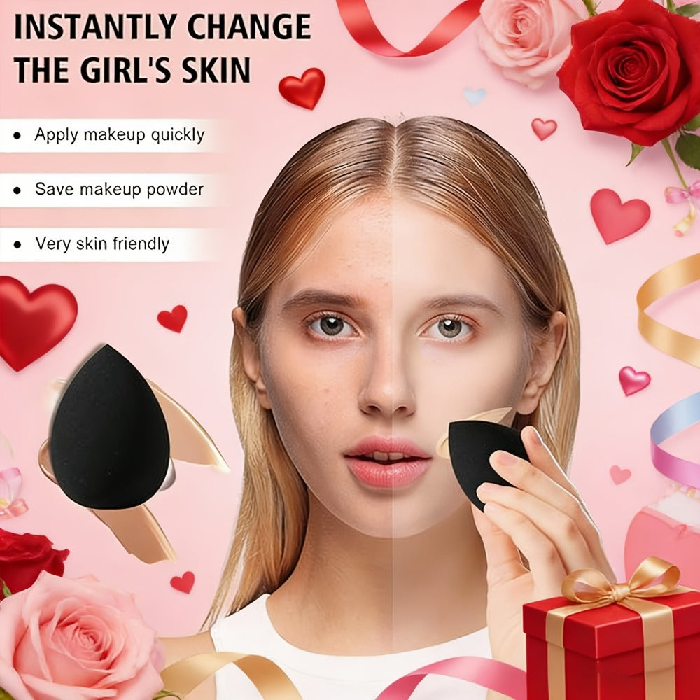 49/36pcs Professional Makeup Brush Set, Super Soft Nylon Bristles And Concealer/contour Sponge - Wet/dry Use, Complete Size Expandable Box, Eyeshadow Blending Kit, Powder, Contour, Highlight, Eye High-quality Makeup Brush Set, Makeup Brush Set