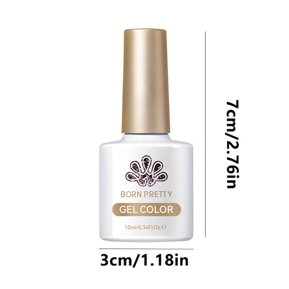 BORN PRETTY 0.34oz Imperial-Green Cat Magnetic Gel LED Soak-Off Gel for DIY Manicure, Long-Lasting, for Women And s