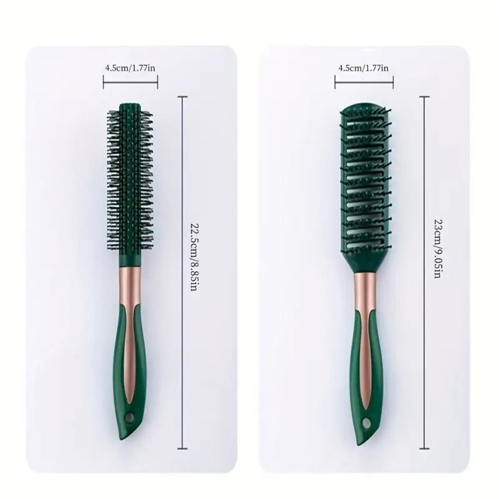 5pcs Hair Comb Set Cushion Comb Comb Curling Brush Women's Smooth Hair Comb-Static Comb Scalp Massage Comb