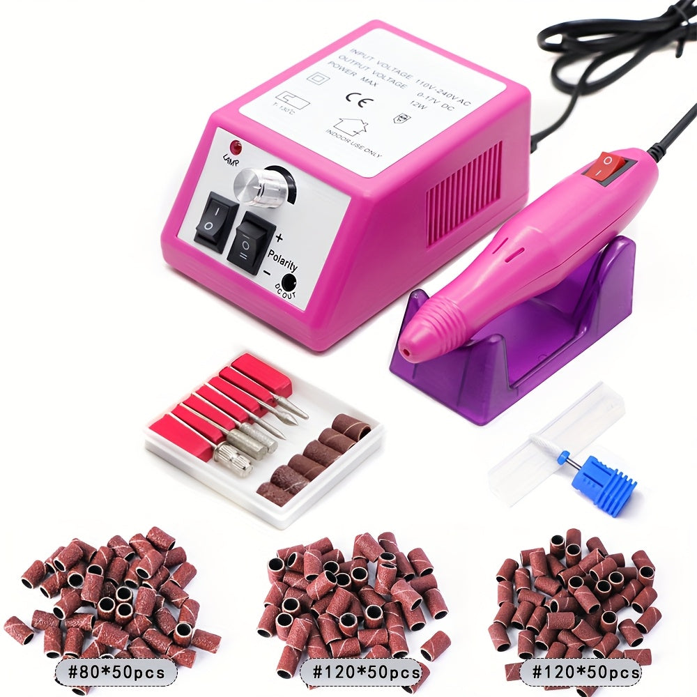 20000RPM Electric Nail Machine Desktop Equipment with Milling Cutters Bits Set Gel Cuticle Armor Removal Pedicure Manicure Tool Professional Electric Nail Drill Milling Machine for Manicure Pedicure Files Tools Kit Nail Polisher