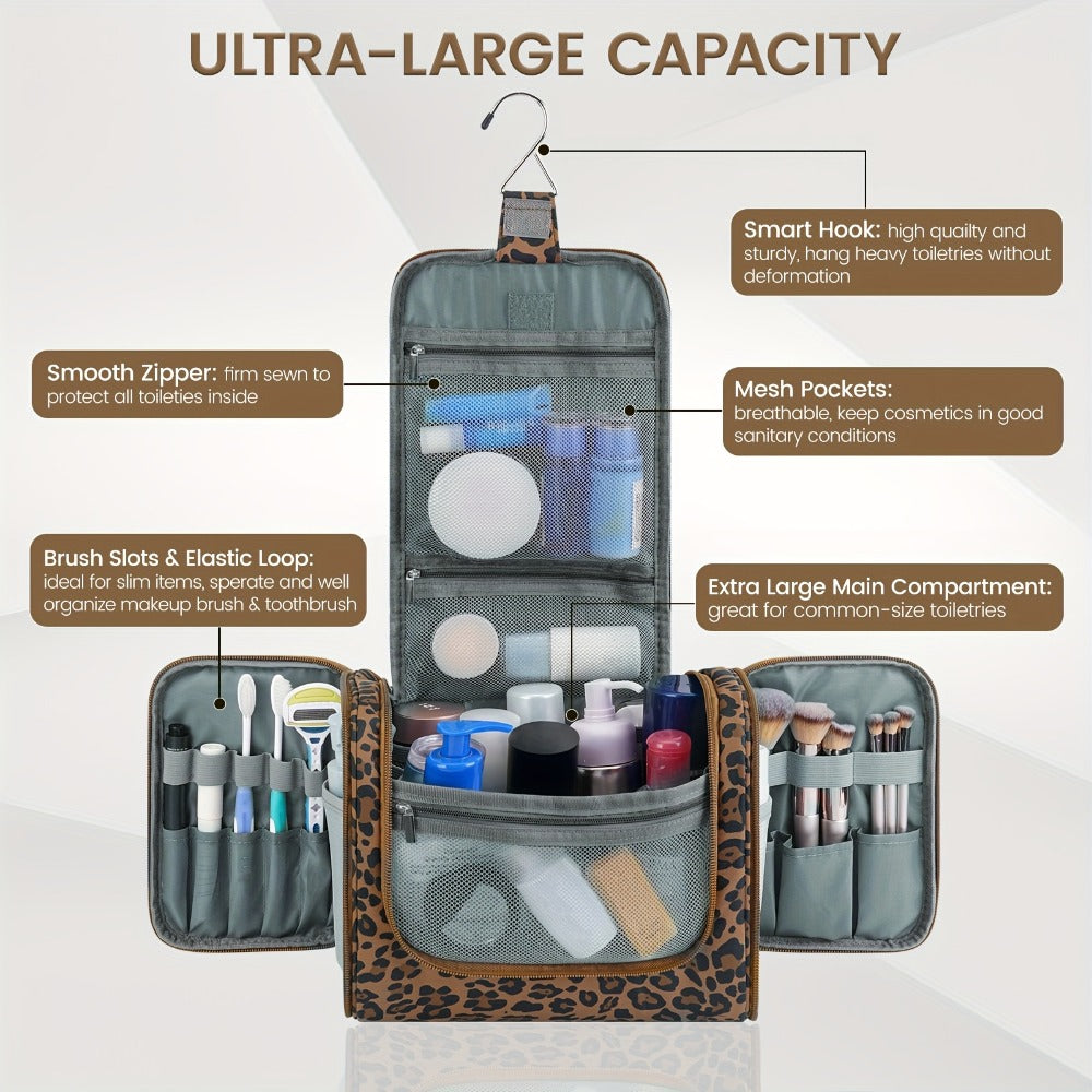 Hanging Toiletry Bag Shower Bag With Hook Multifunctional Pocket Travel Cosmetic Makeup Organizer With Handle Bathroom Bag For Women And Men Toiletries Bag For Travel