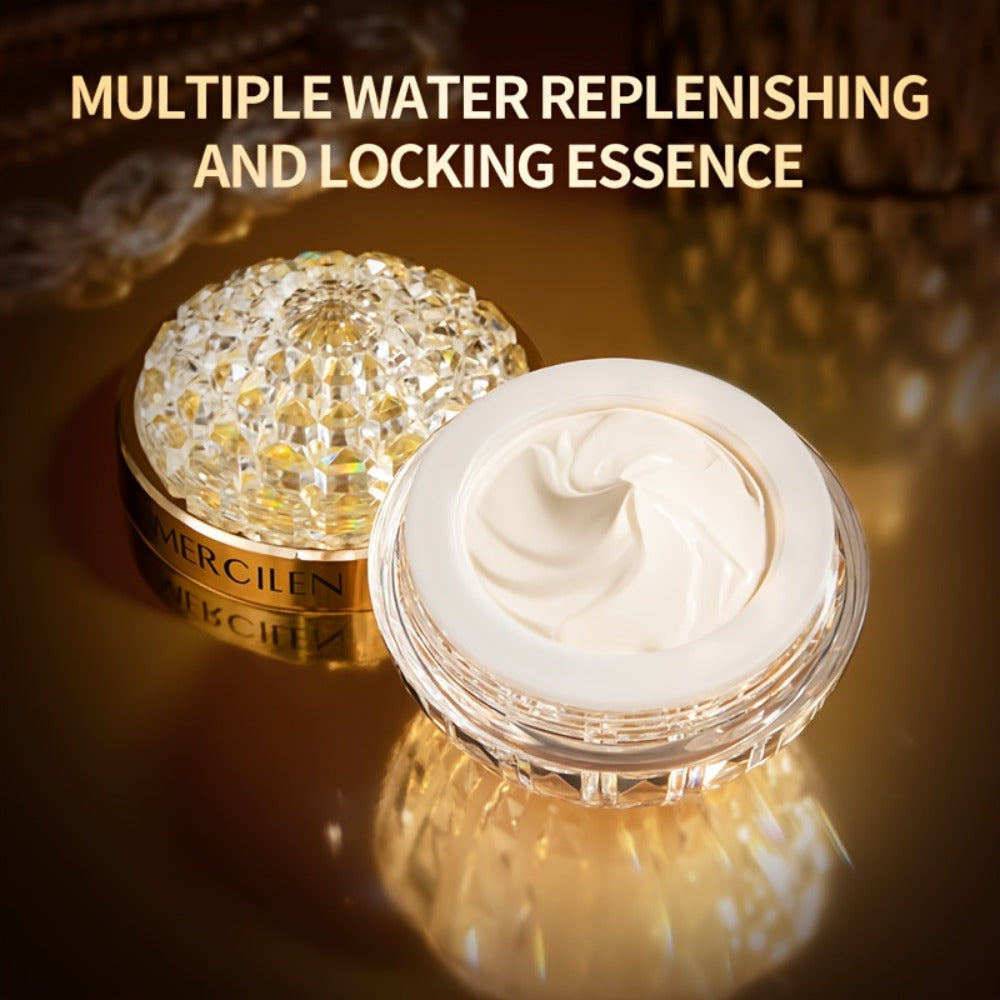 Cordyceps Niacinamide Face Cream — Alcohol-Free Moisturizing & Firming Daily Cream for Dry & Sensitive Skin, Luxury Embellished Jar, All Skin Types